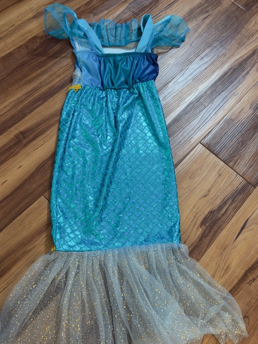 Target Teal and Gold Mermaid Dress Costume